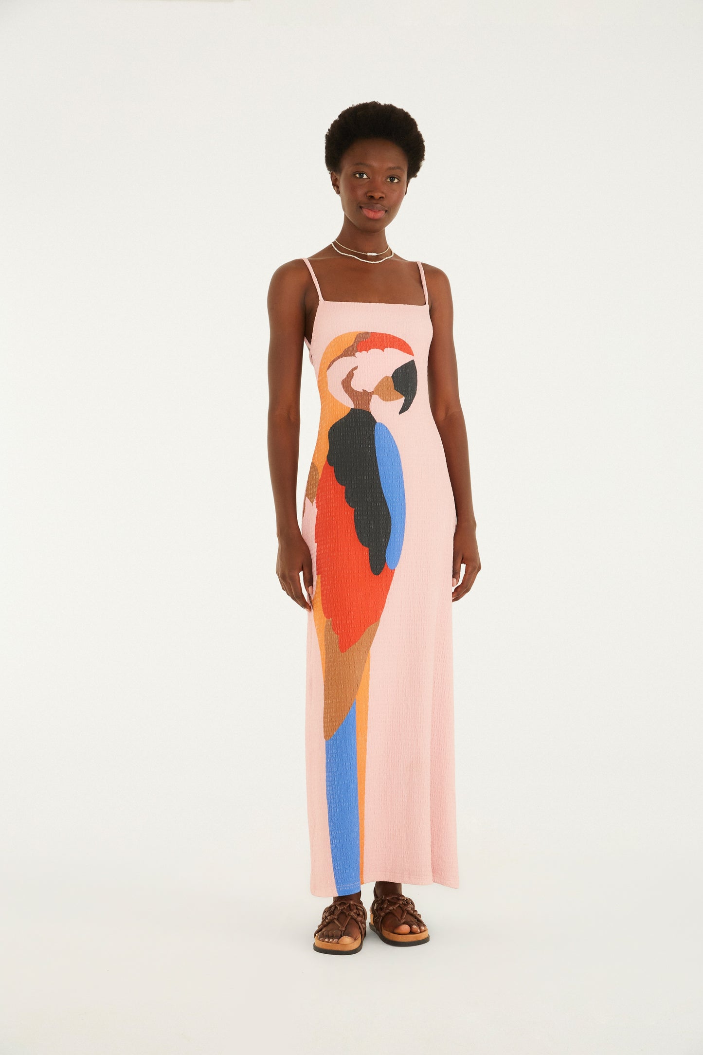 Vestido Midi Estampado Araraquara