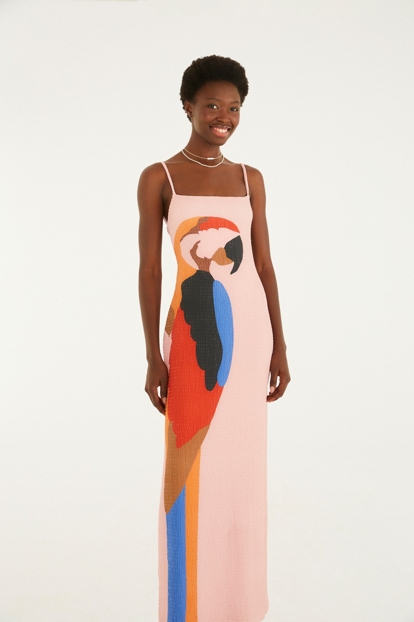 Vestido Midi Estampado Araraquara
