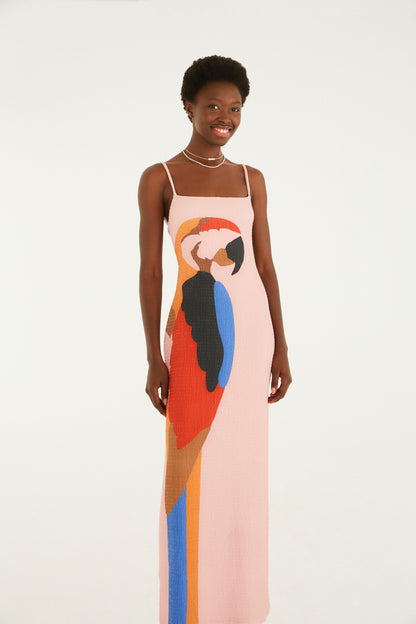 Vestido Midi Estampado Araraquara