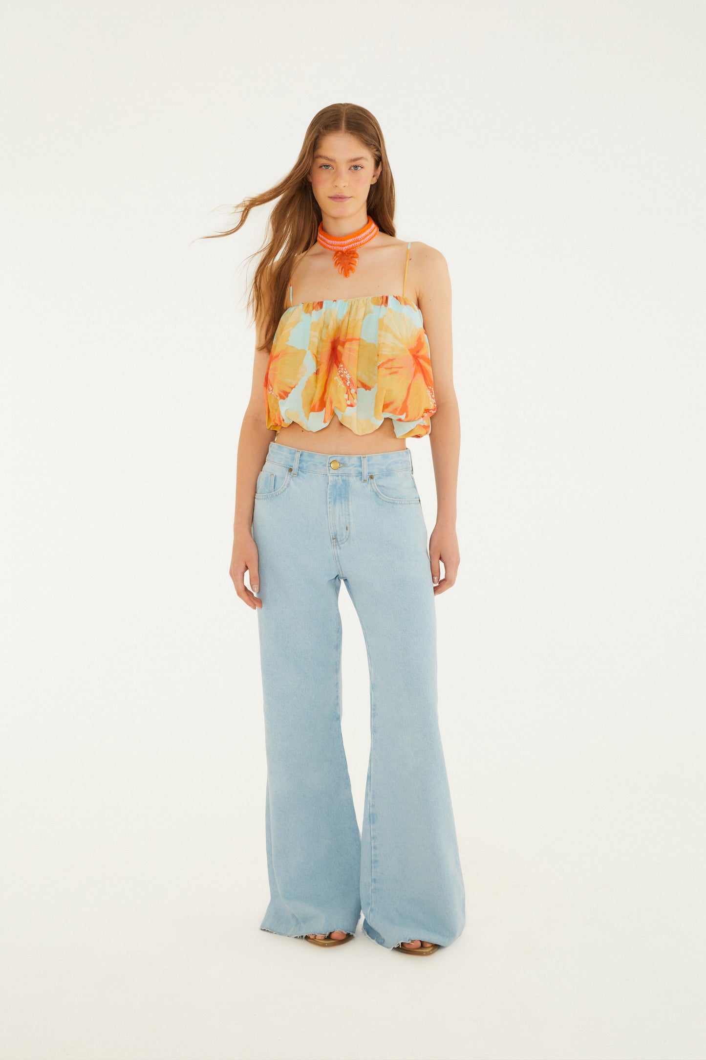 Pantalón de Jeans acampanado