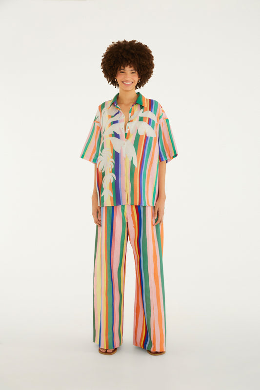 Pantalón de Rayas Bananeira