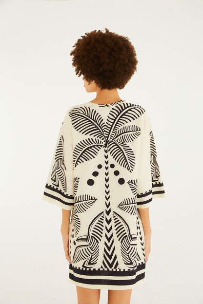 Vestido T-Shirt Big Listra Tropical