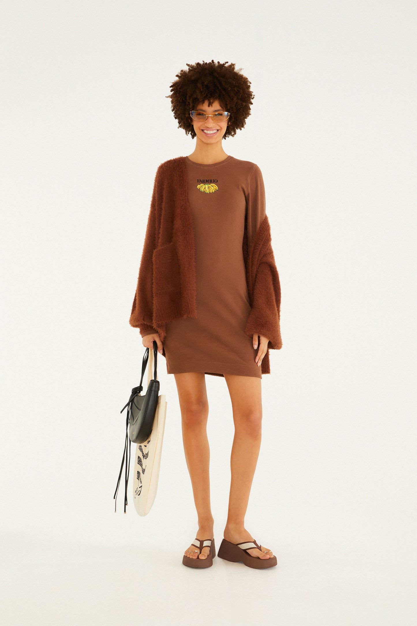 Cardigan Tricot Pelinho Com Bolso