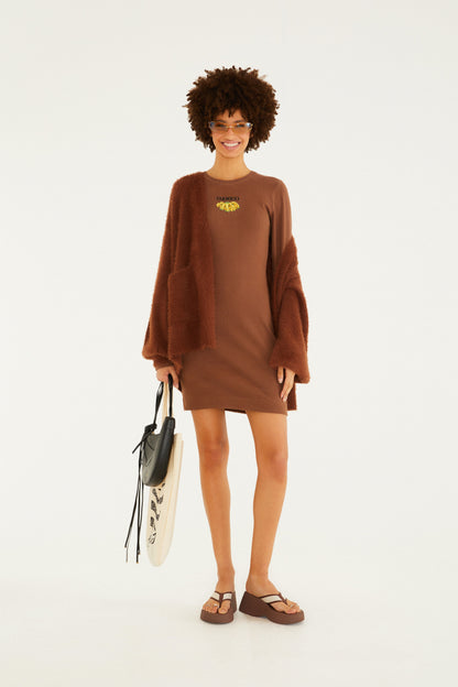 Cardigan Tricot Pelinho Com Bolso
