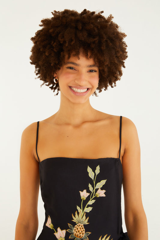 Vestido Corto Estampado Jamile