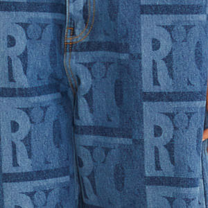 Pantalón de Jeans Barrel Laser Rio Gráfico
