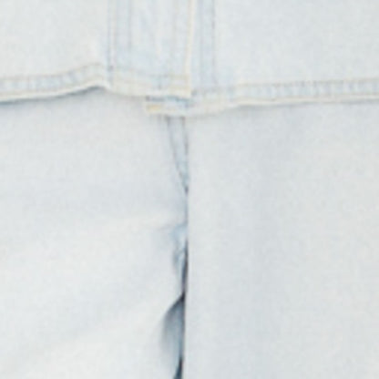Pantalón de Jeans Média Boca Larga