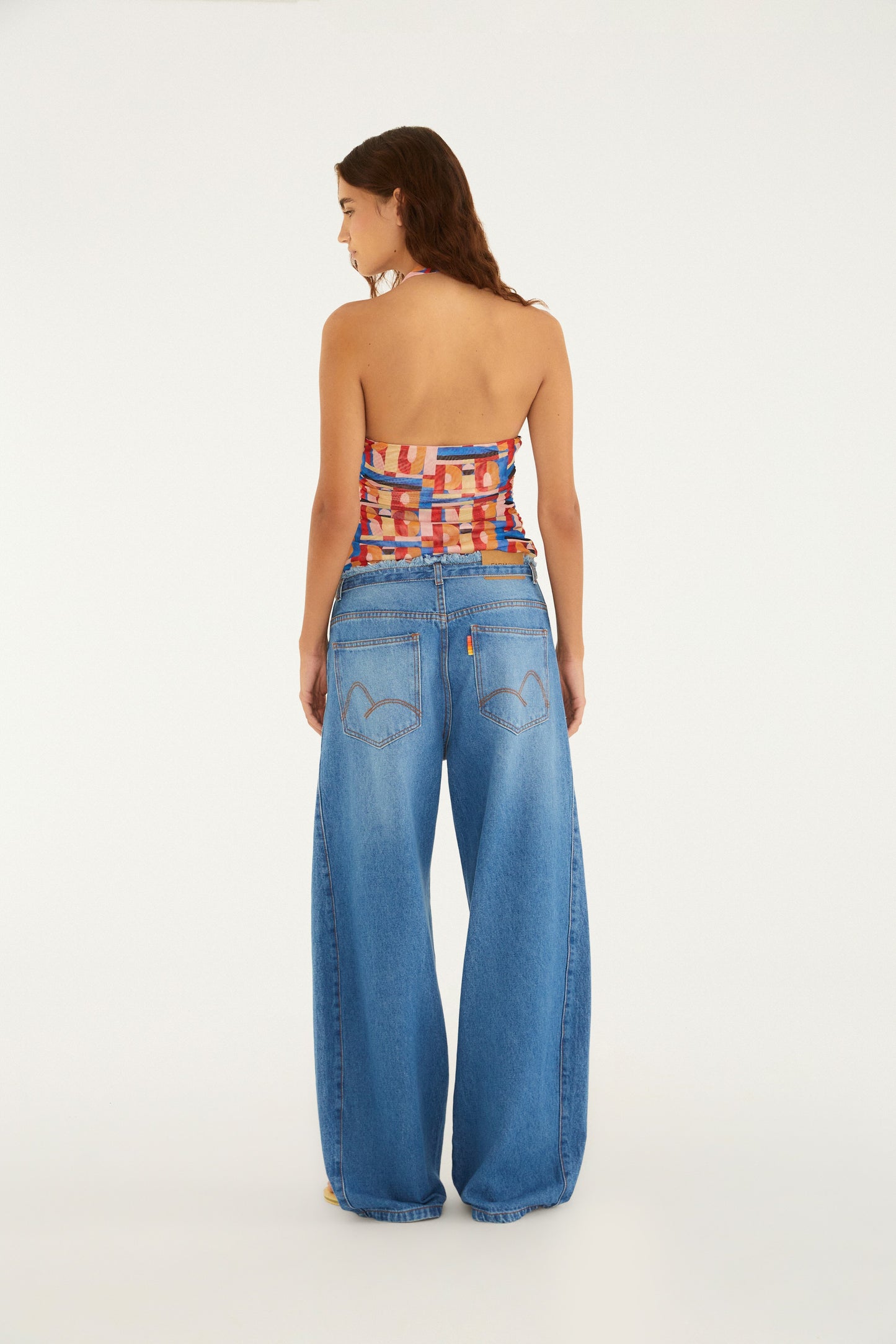 Pantalón de Jeans Amarração