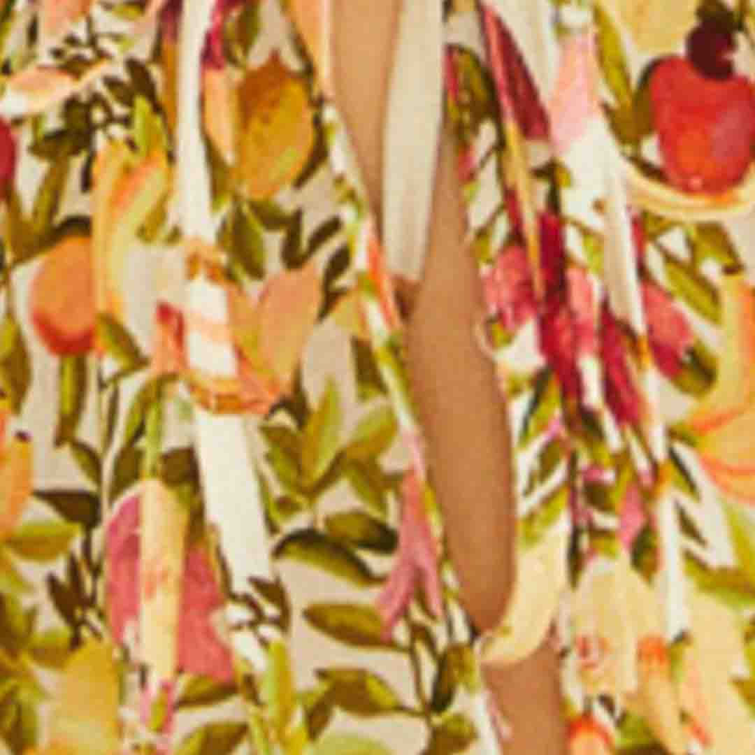 Blusa Estampada Tejida Flor De Fruta
