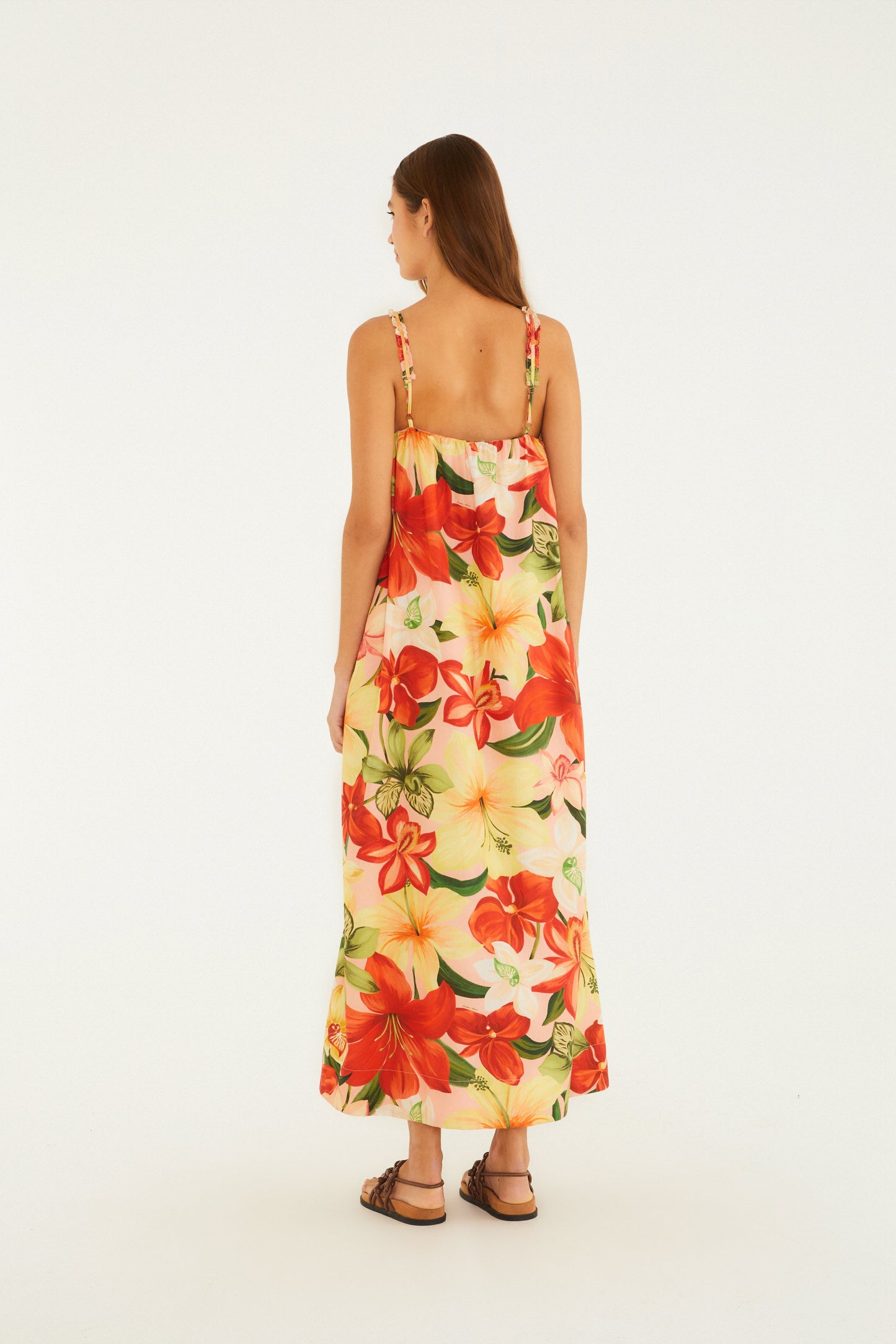 Vestido Cropped Estampado Floral Michelle