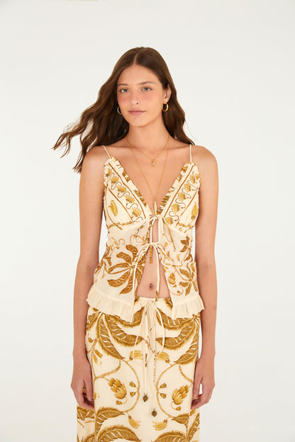 Blusa Estampada Ourinho Tropical