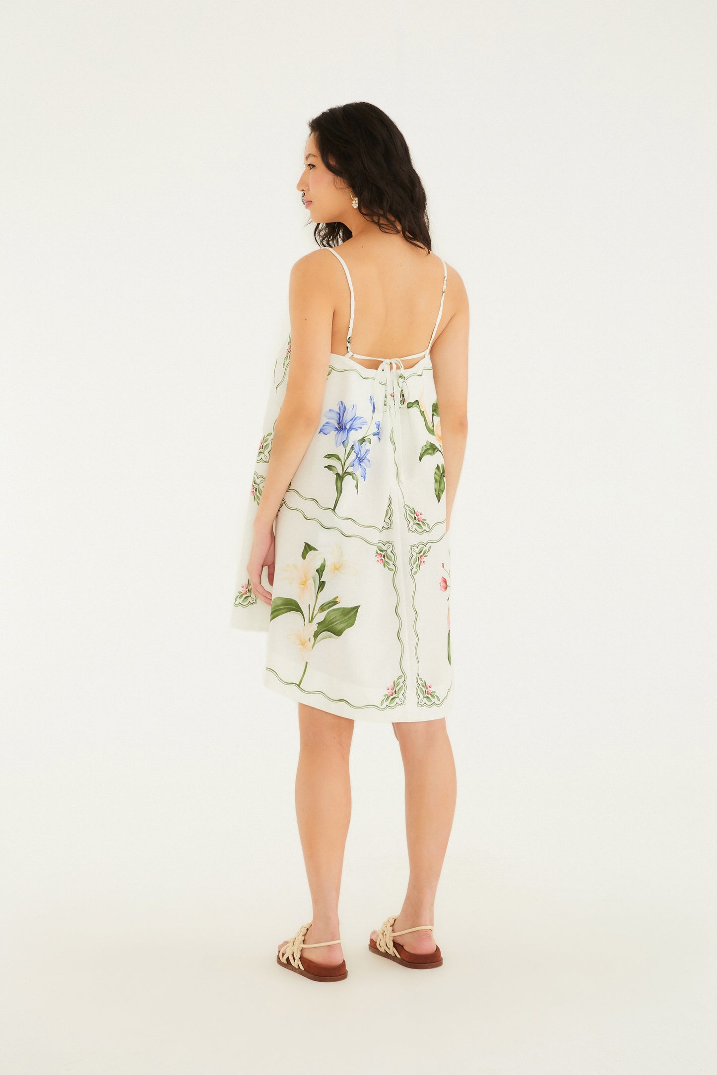 Vestido Corto Estampado Aquaflora