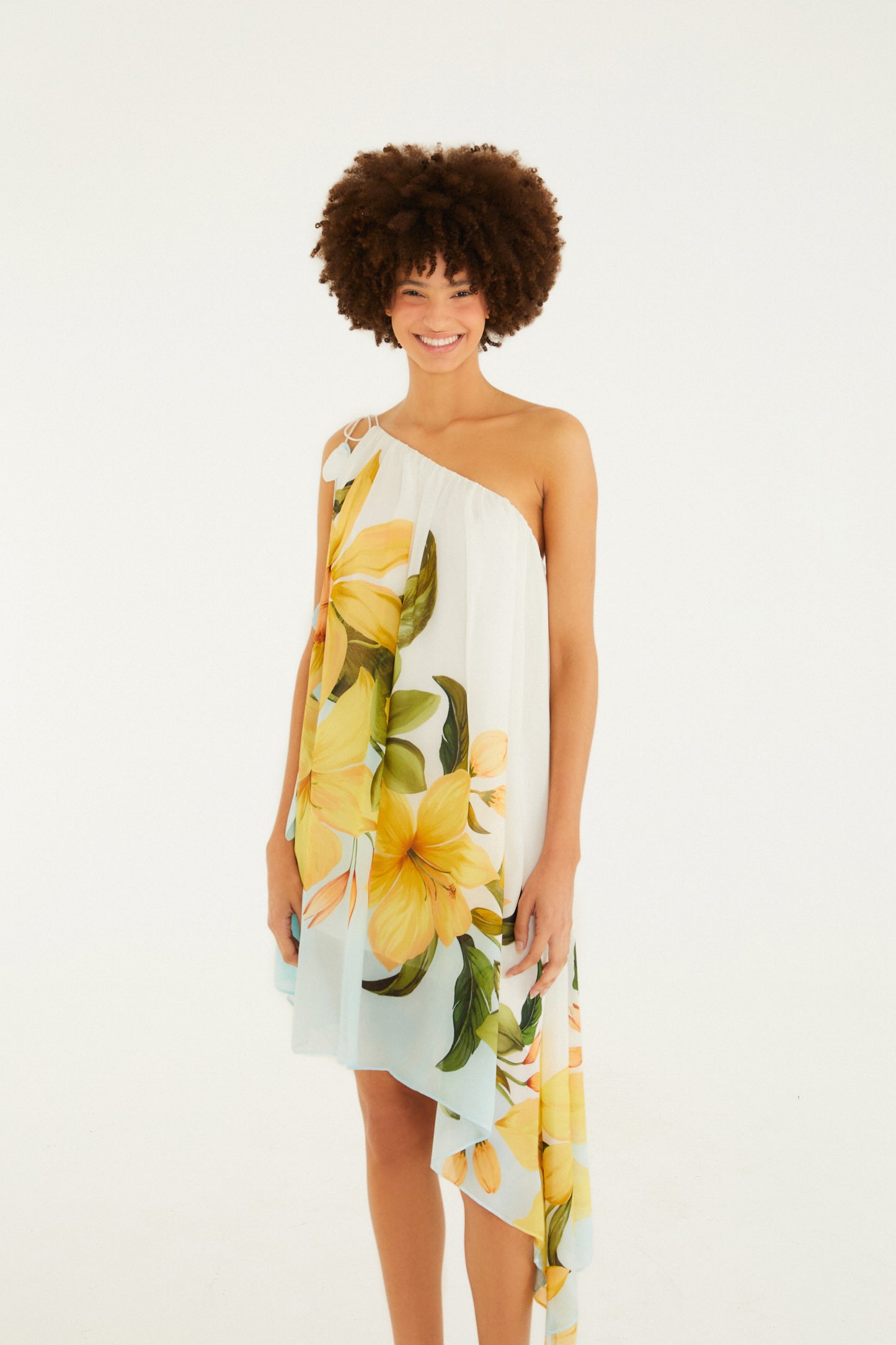 Vestido Midi Estampado Floral Samanta