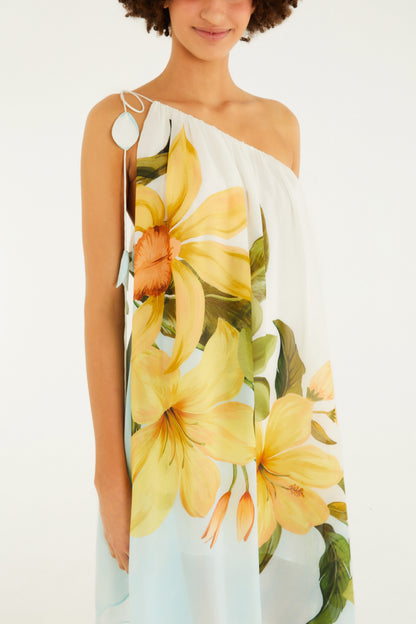 Vestido Midi Estampado Floral Samanta