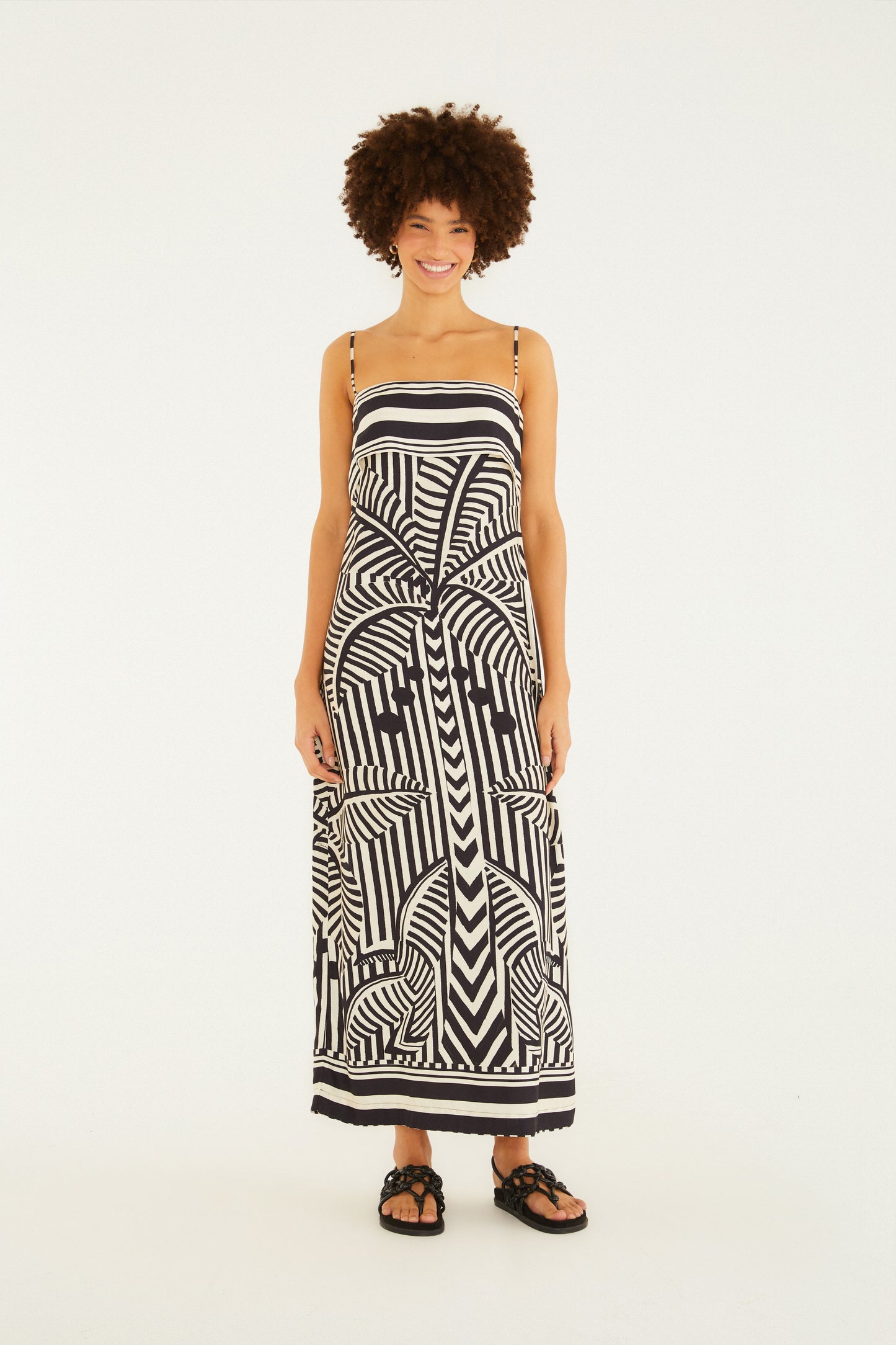 Vestido Listra Tropical