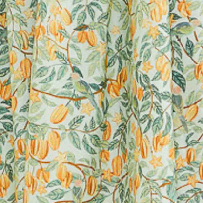 Vestido Fenda Estampado Fruta Estrela