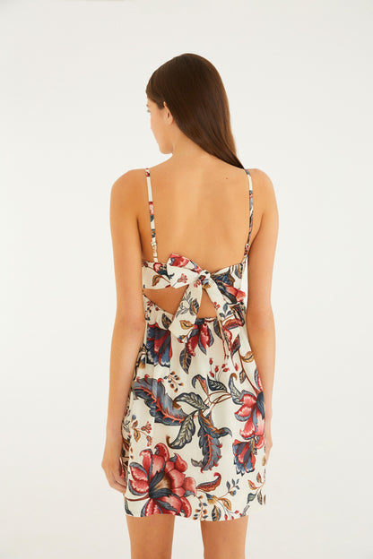 Vestido Curto Estampado Boho De Mar