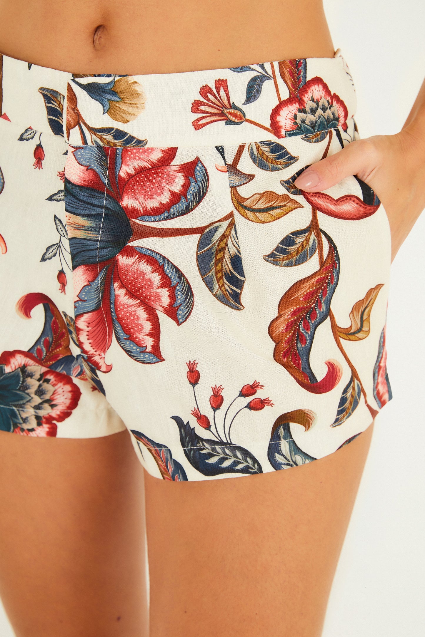 Shorts Mini Estampado Boho De Mar