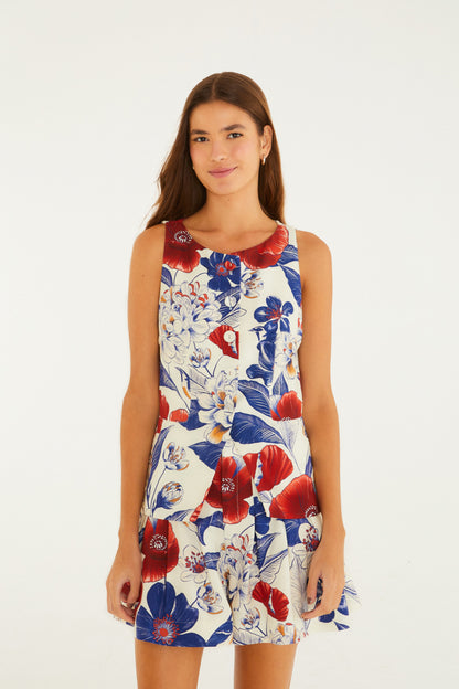 Blusa Colete Estamapda Floral Vera