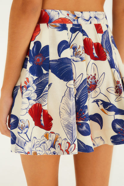 Bermuda Estampada Floral Vera
