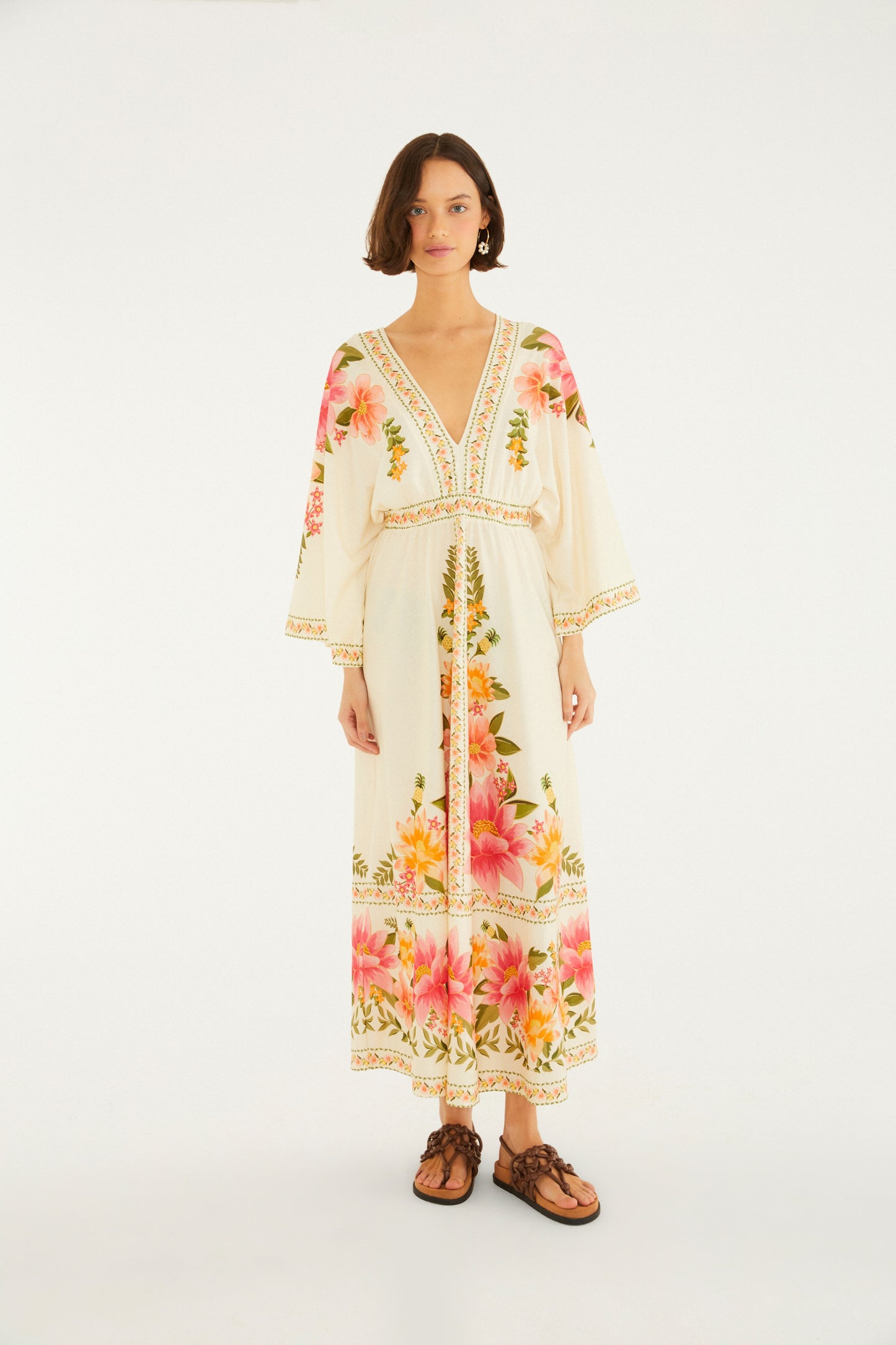 Vestido Cropped Estampado Carolina