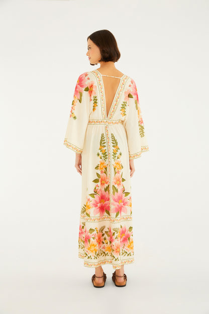 Vestido Cropped Estampado Carolina