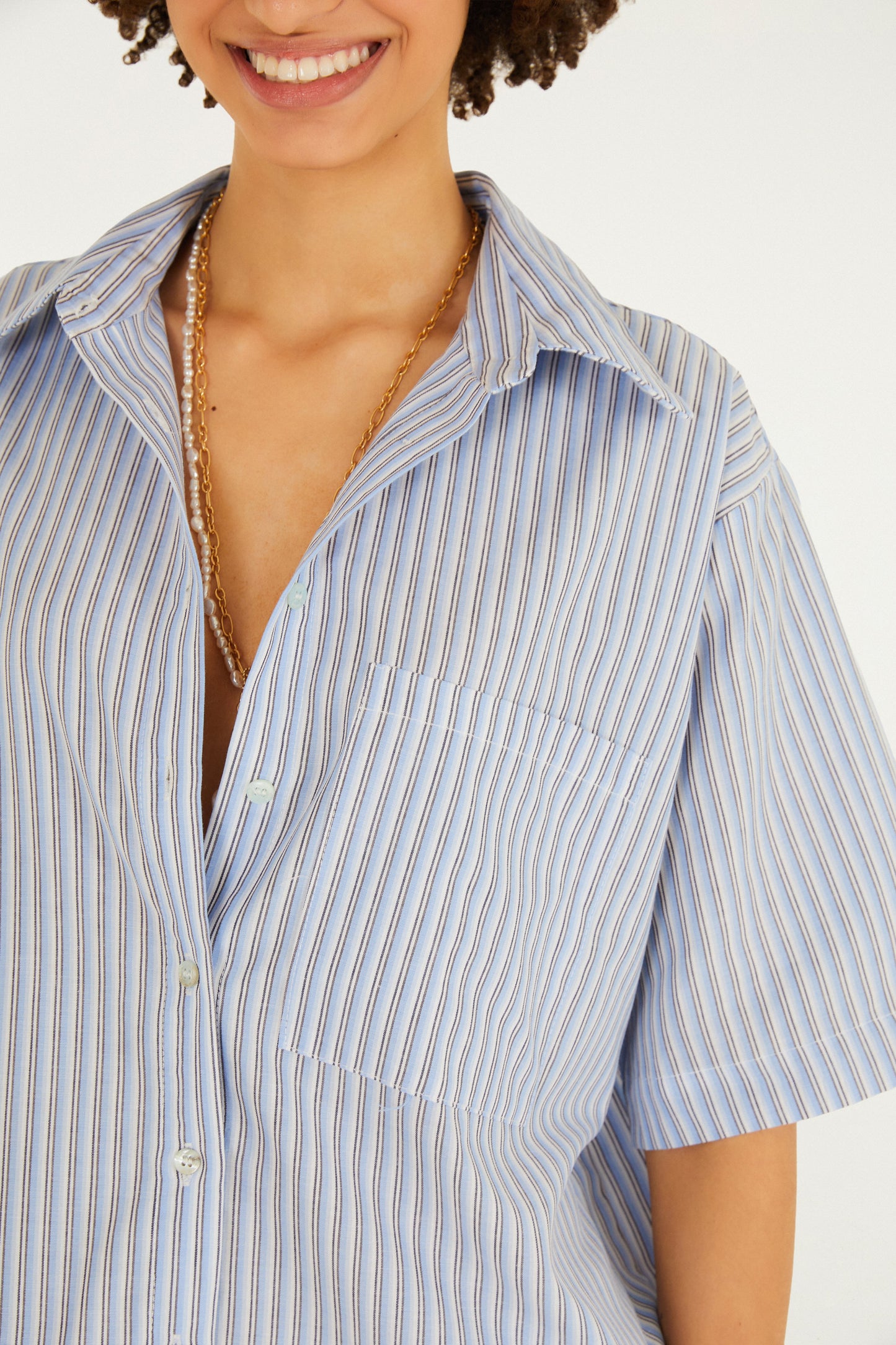 Camisa Listra Azul