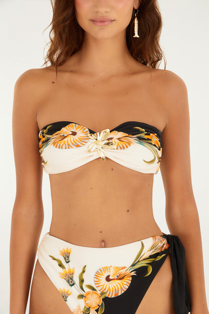 Bikini Localizado Fivela Concha Surreal
