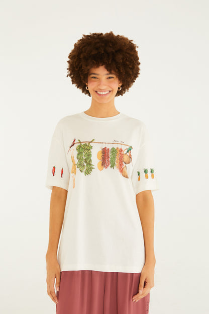 T-Shirt Media Feira Farm Rio