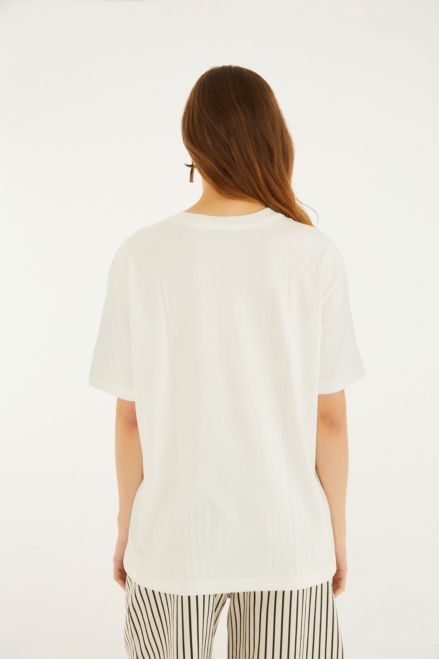 T-Shirt Media Paisagem Carioca Off White