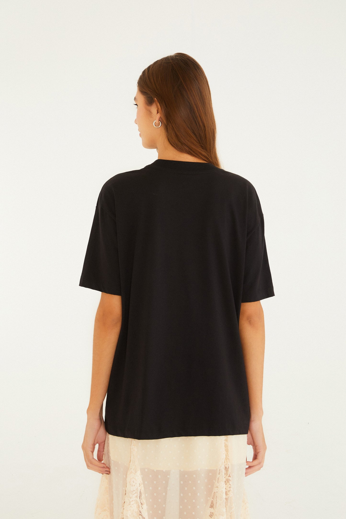 T-Shirt Media Paisagem Carioca Preta
