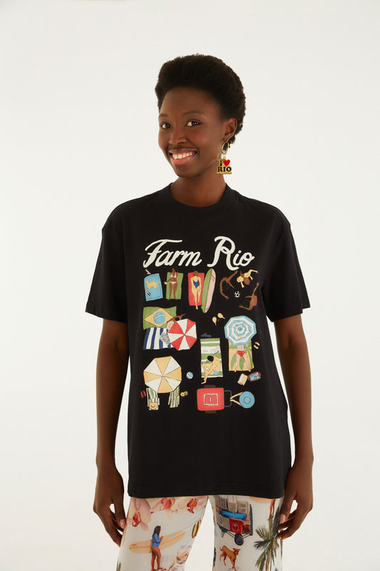 T-Shirt Media Praia Carioca