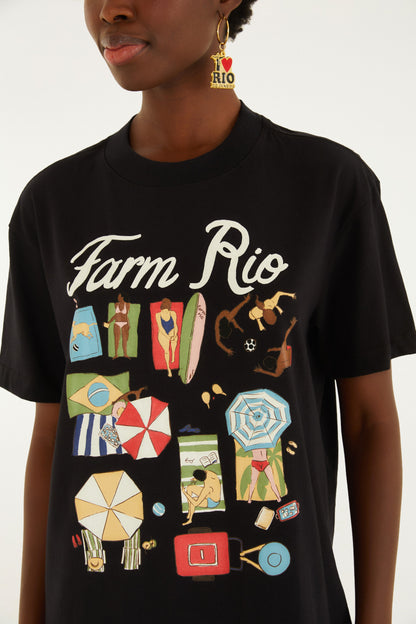 T-Shirt Media Praia Carioca