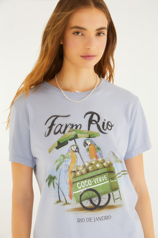 T-Shirt Fit Carrinho De Coco