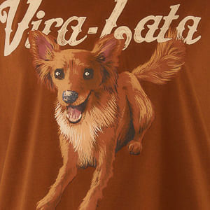 Camiseta Media Vira Lata Raposinha
