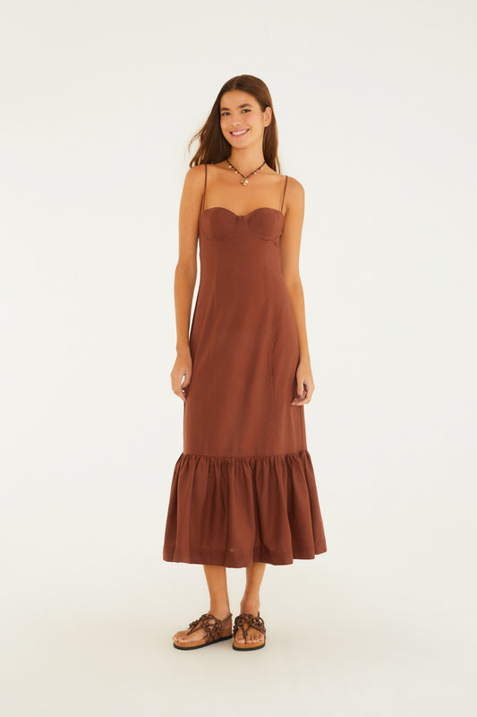 Vestido Babado Barra