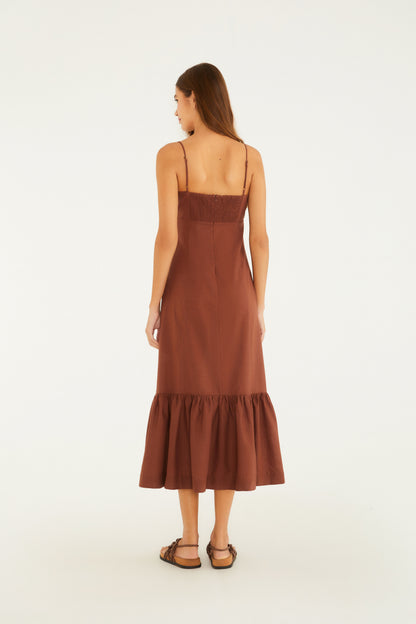 Vestido Babado Barra