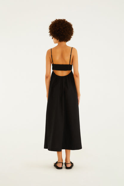 Vestido Cropped Pregas