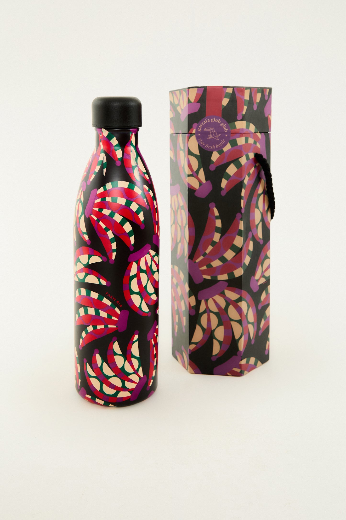 Termo Glub Banana Dots 1 l