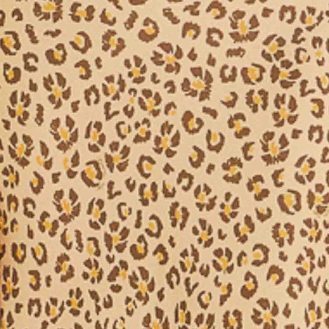 Vestido Enviesado Estampado Onça Flor