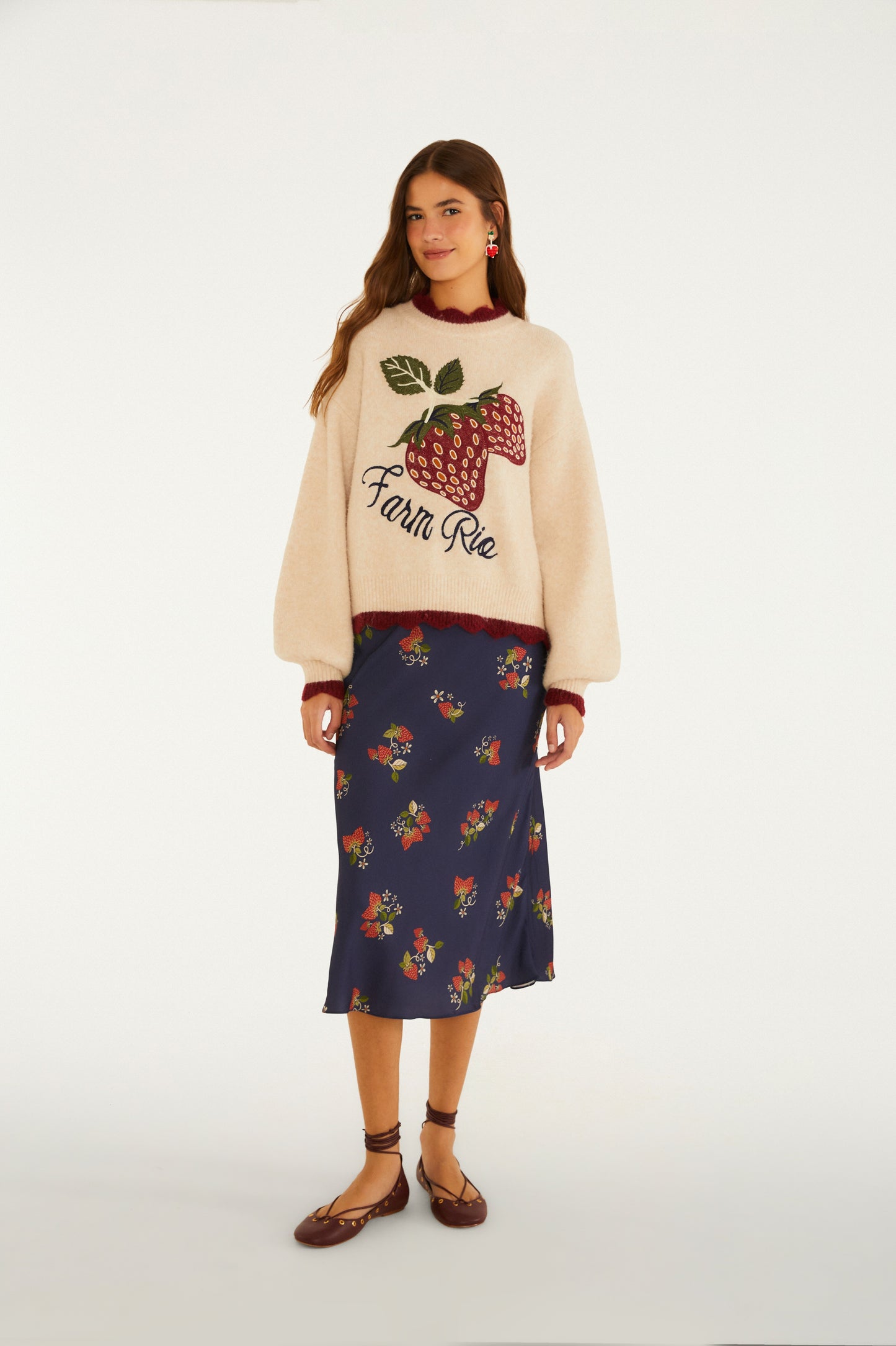 Sueter Tricot Morango