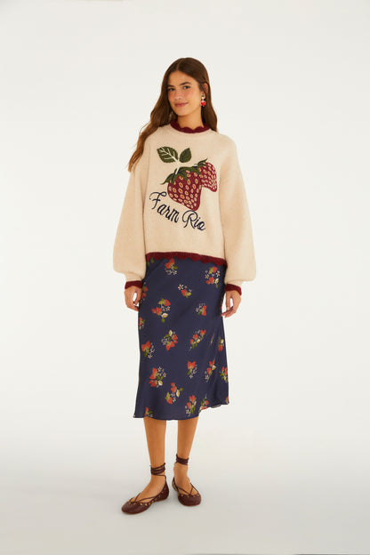 Sueter Tricot Morango