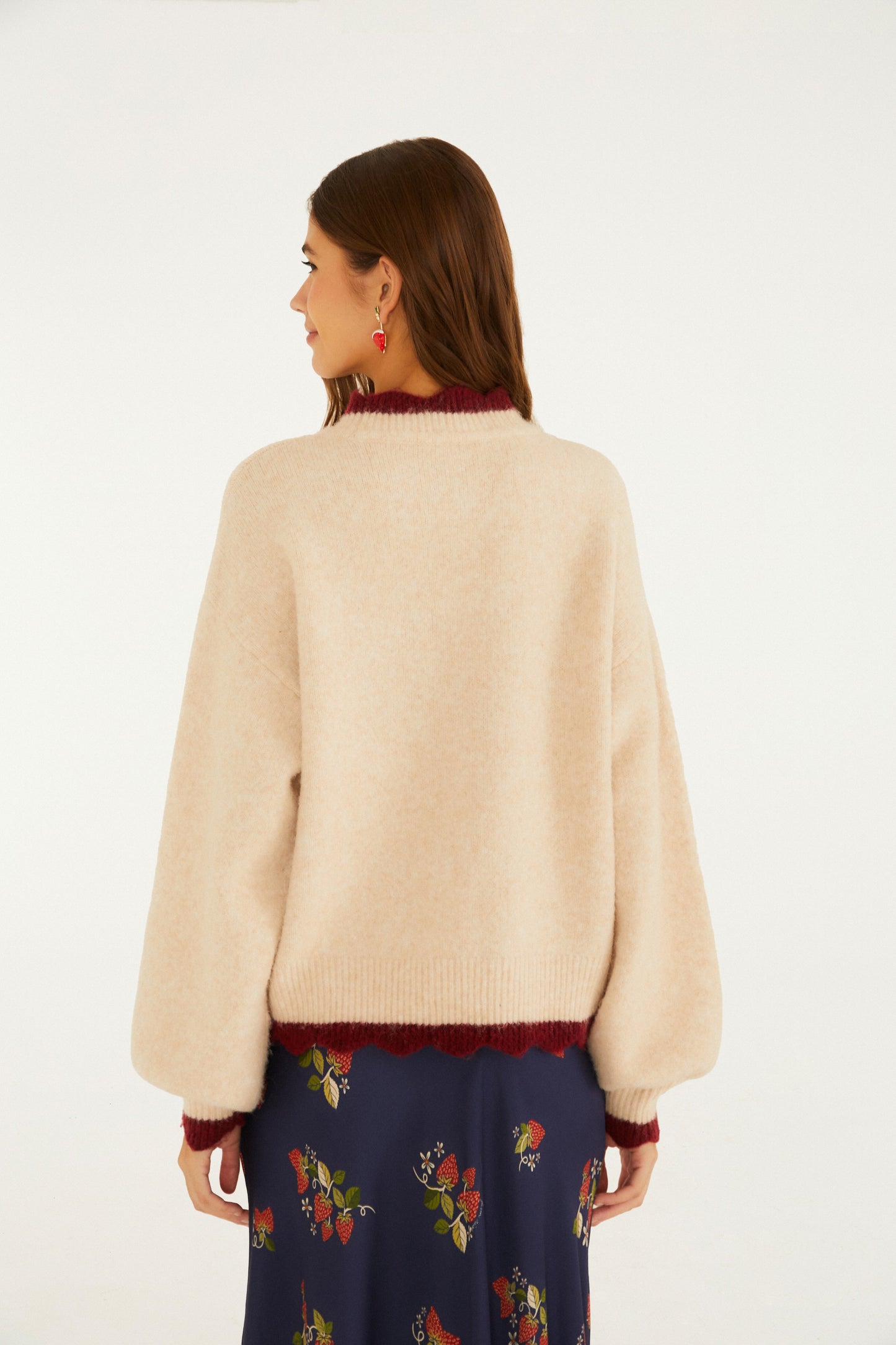 Sueter Tricot Morango