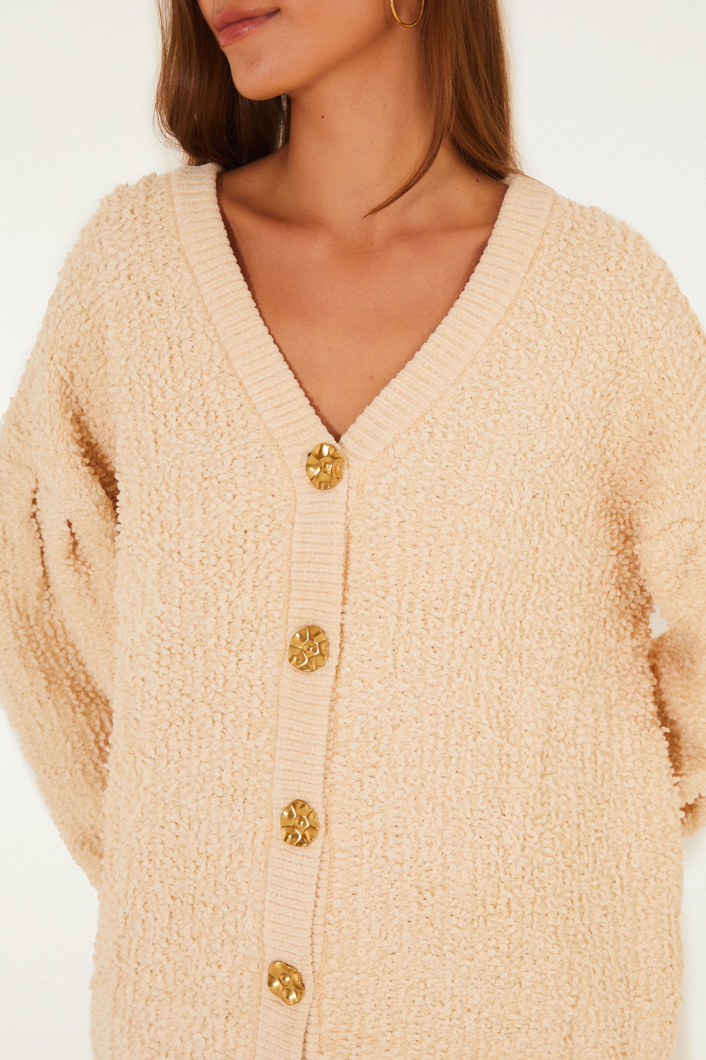 Cardigan Tricot Longo Farm
