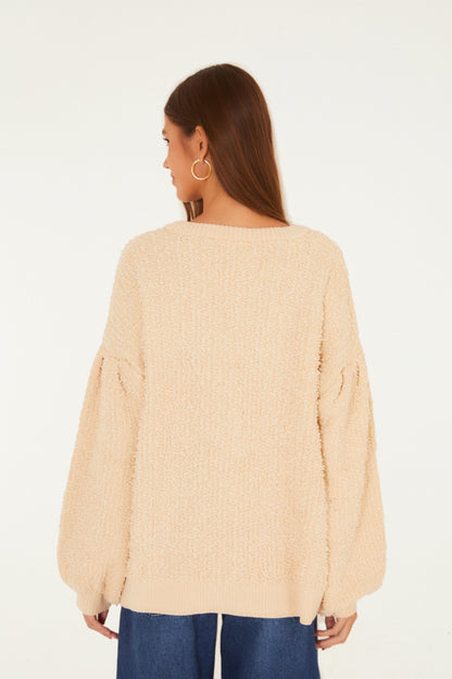 Cardigan Tricot Longo Farm