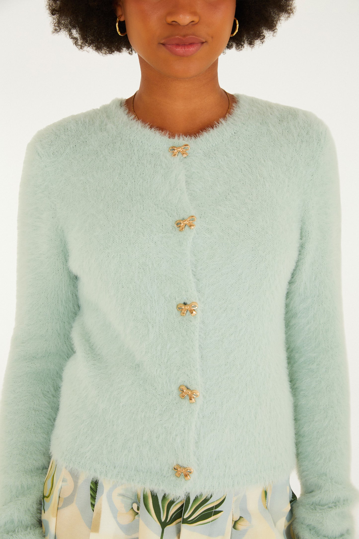 Cardigan Pelinho Curto Slim