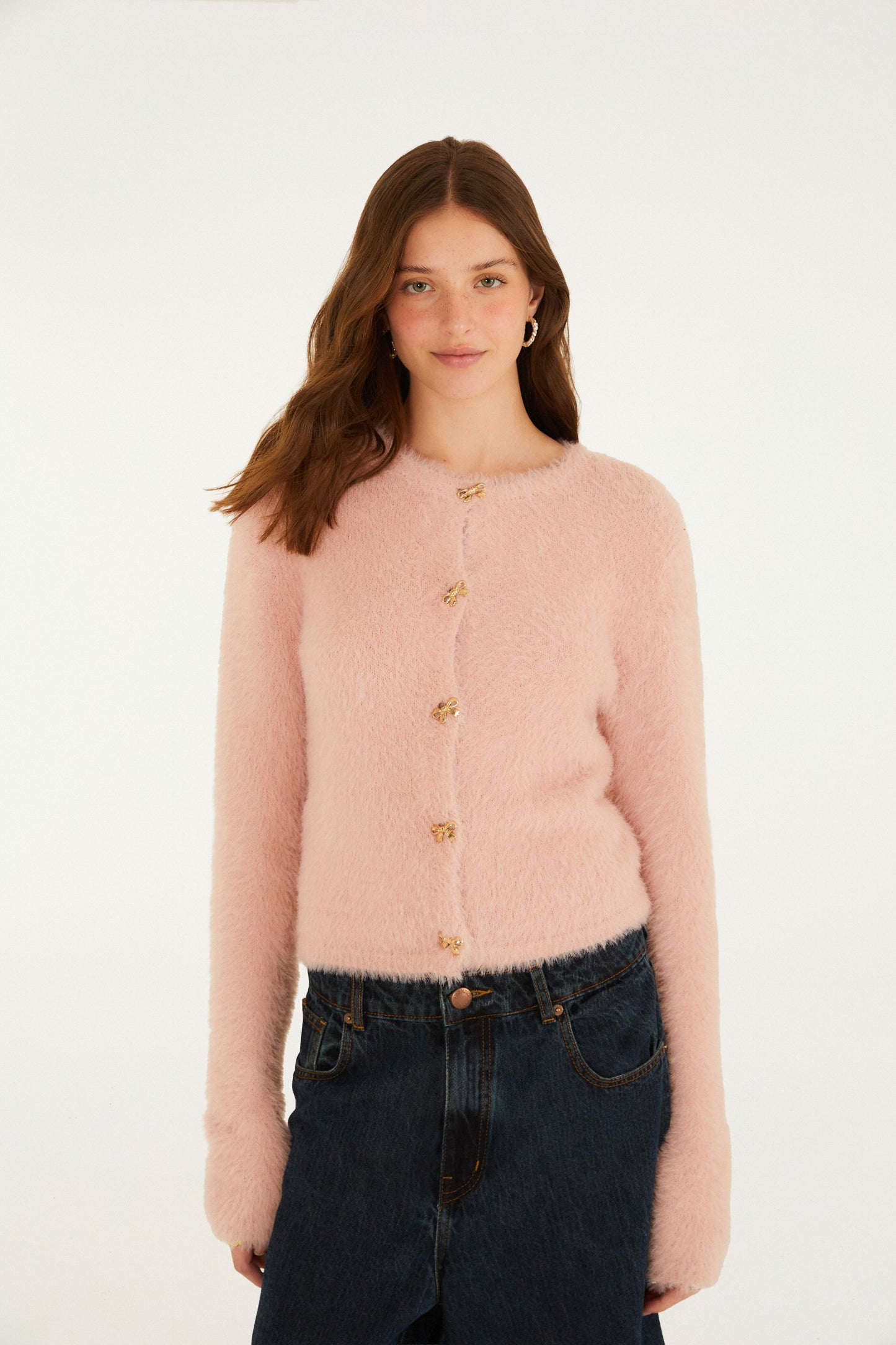 Cardigan Pelinho Curto Slim