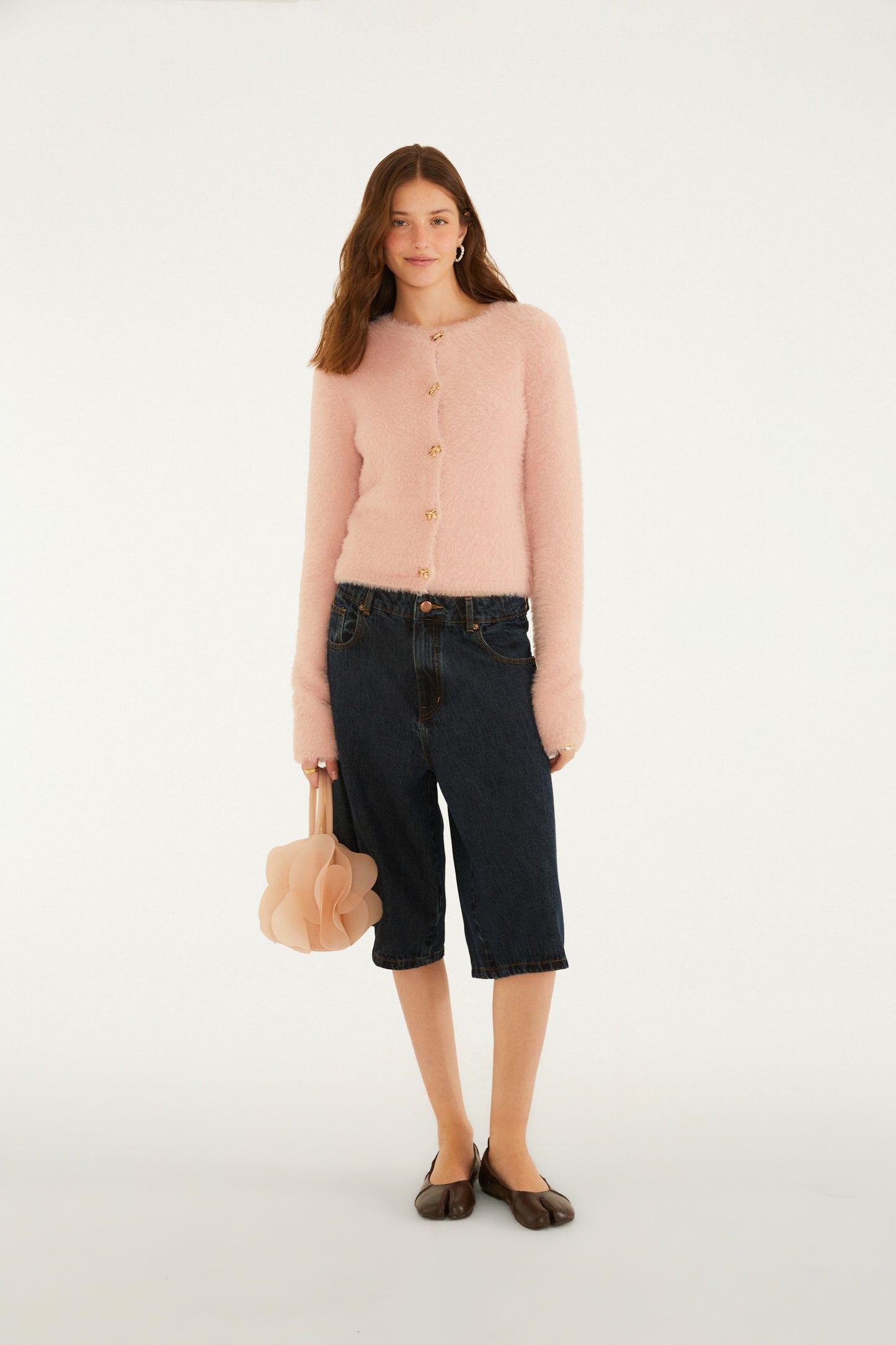 Cardigan Pelinho Curto Slim