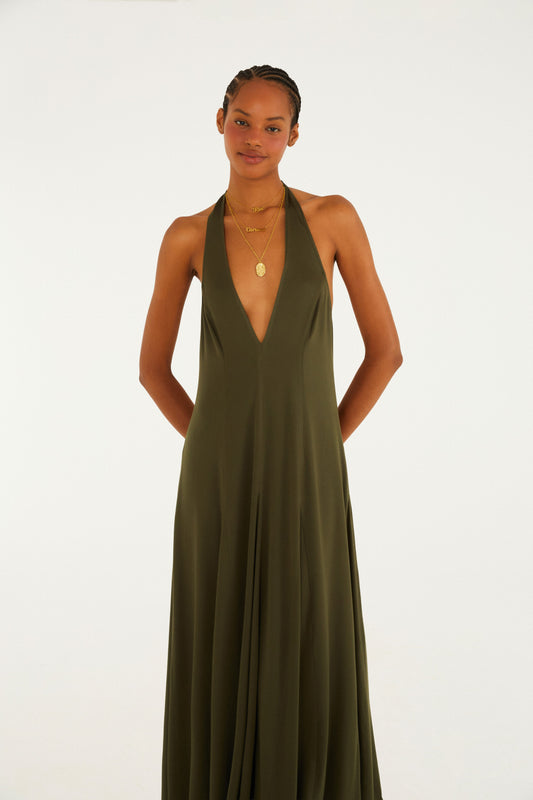 Vestido Nesgas Midi