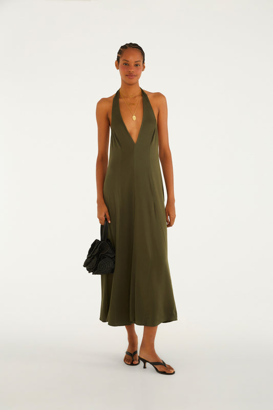 Vestido Nesgas Midi